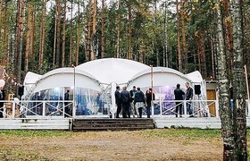Шатер у озера - свадьбы