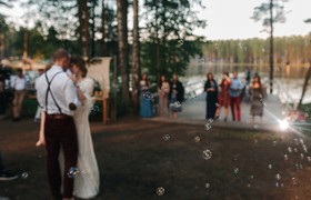 Шатер у озера - свадьбы